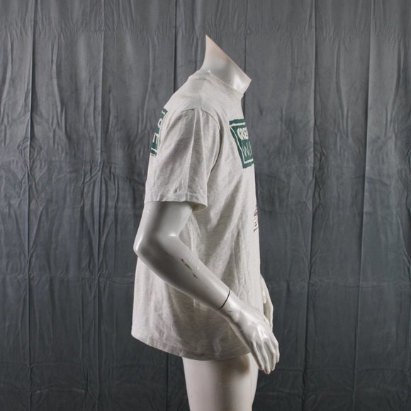 Vitnage Greepeace Shirt - Greenpeace Walk 1992 Shoe Graphic - Men's Large - Picture 5 of 11